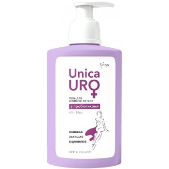 Гель для інтимної гігієни UnicaUro Max 45+ з пробіотиками, 250 мл