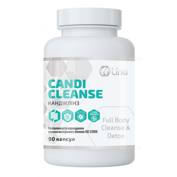 CANDI CLEANSE (Кандіклінз) — комплекс для підтримки мікрофлори та комфорту ШКТ (90 капсул) Фото № 1
