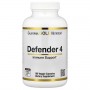 Комплекс для зміцнення імунітету Defender-4, California Gold Nutrition, 180 капсул Фото № 2