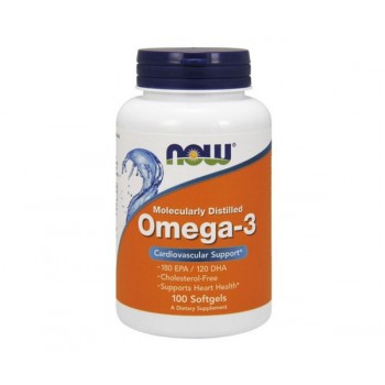Омега-3 (Now Foods) 100 гелькапсул