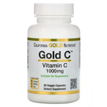 Вітамін С California Gold Nutrition 1000 МО 60 капсул