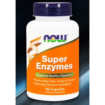 Ферменти Super Enzymes NOW Foods 90 капс
