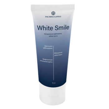 Зубна гель-паста WHITE SMILE 75 МЛ.